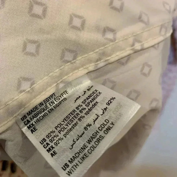 Mens Alfani Refined Woven Button Down NWT - B5 - Picture 7 of 7